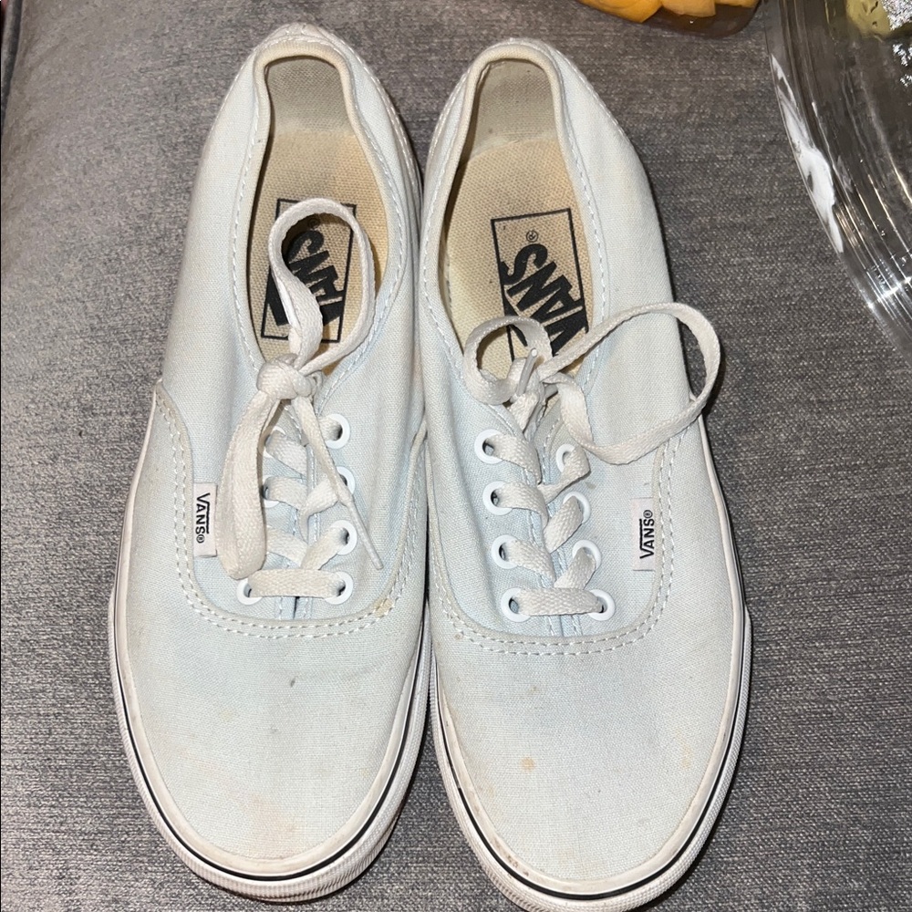 Vans Men's Off-White Canvas Sneakers